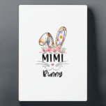 Cute Mimi Bunny T Shirt Easter Family Matching Out Plaque<br><div class="desc">Cute Mimi Bunny T Shirt Easter Family Matching Outfit T-Shirt</div>