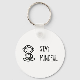 Cute Mindfulness Keychain