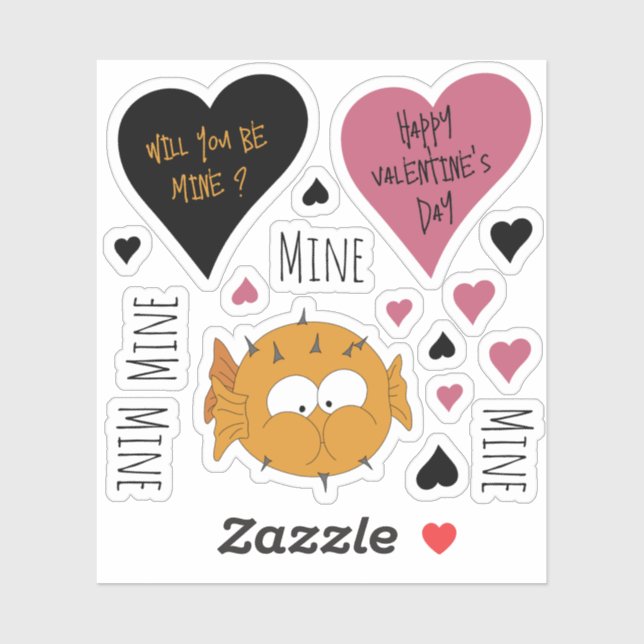 Cute Mine Mine Mine Mine Puffer Fish Theme  (Sheet)