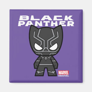 Cute Mini Black Panther Magnet