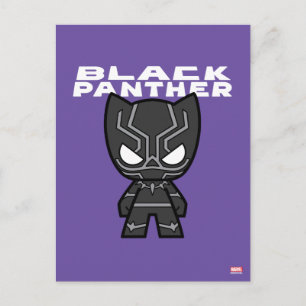Cute Mini Black Panther Postcard