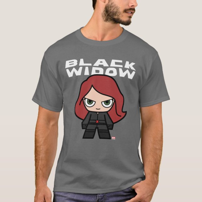 Cute Mini Black Widow T-Shirt (Front)