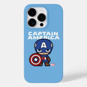 Cute Mini Captain America Case-Mate iPhone 14 Pro Case