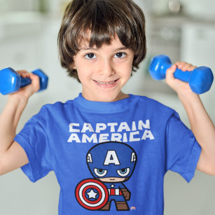 Cute Mini Captain America T-Shirt