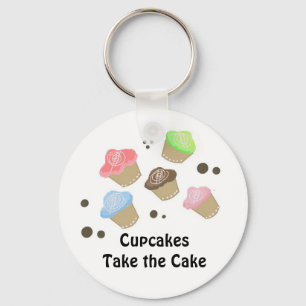Cute Mini Cupcakes Keychain