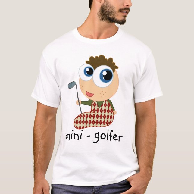 Cute Mini-Golfer T-shirt (Front)