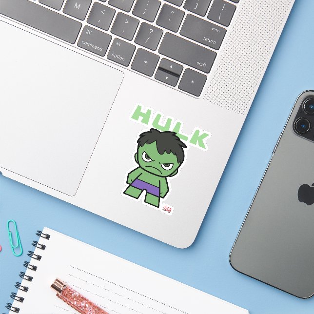 Cute Mini Hulk (Laptop w/ iPhone)