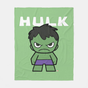 Cute Mini Hulk Fleece Blanket