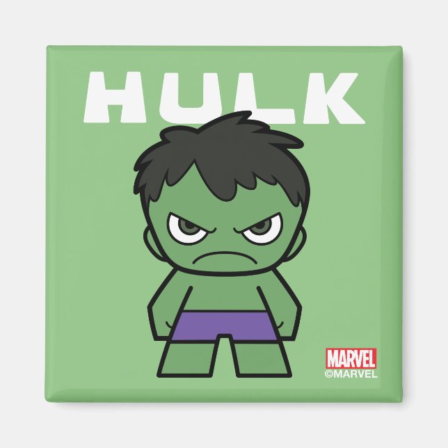 Cute Mini Hulk Magnet (Front)