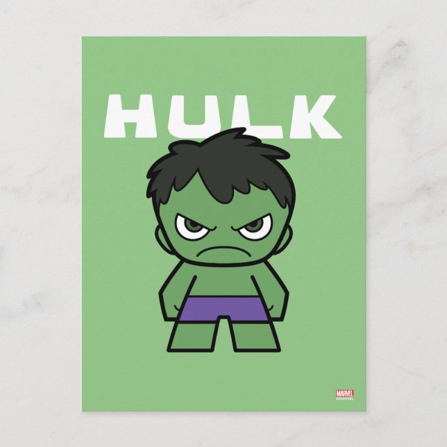 Cute Mini Hulk Postcard (Front)