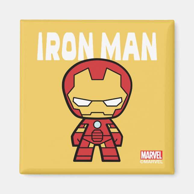 Cute Mini Iron Man Magnet (Front)