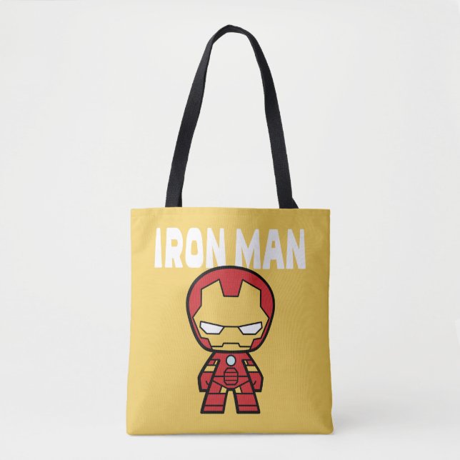 Cute Mini Iron Man Tote Bag (Front)