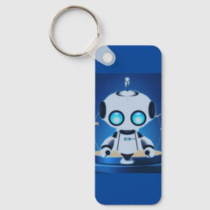 Cute Mini Robot Keychain