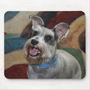 Cute Mini Sxhnauzer Mouse Pad
