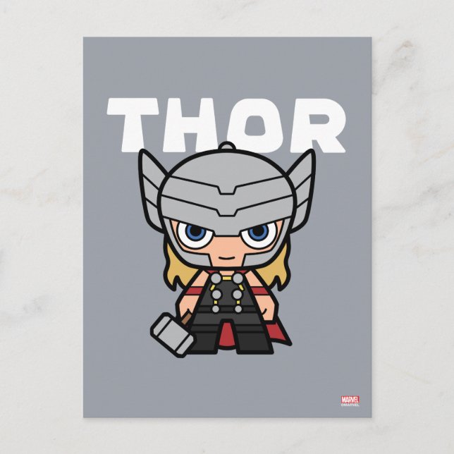 Cute Mini Thor Postcard (Front)