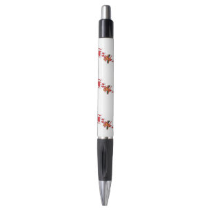 Cute Minimalist Christmas and New Year Happy Pen