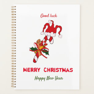 Cute Minimalist Christmas and New Year Happy    Planner