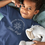 Cute Minimalist Modern Snow Days Navy T-Shirt<br><div class="desc">Embrace the❄️magic of snow days with this minimalist shirt,  your cozy companion for winter adventures! Ditch the bulky prints and let the gentle flakes inspire your style. Picture a delicate snowflake icon gracefully dancing,  whispering "Let the fun begin!" in hushed tones.</div>
