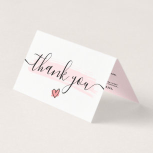 Cute Minimalist Photographer Camera Thank You Card