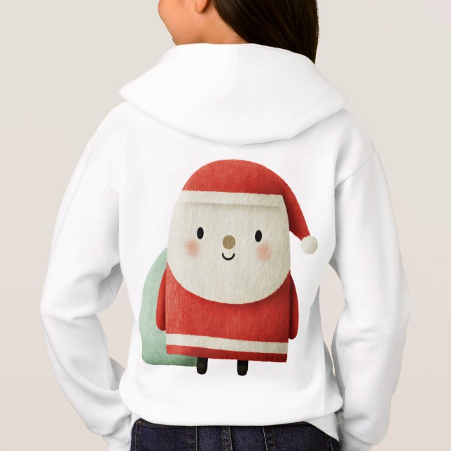 Cute Minimalist Santa Claus (Back)