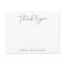 Cute Minimalist Thank You Heart Thank You