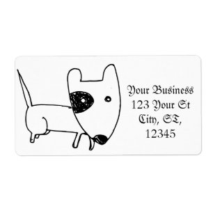 Cute minimaliste chien oeil noir Thunder_Cove