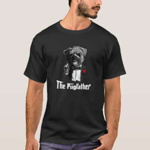Cute Mobster Pug T-Shirt