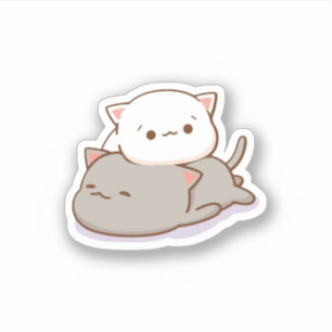 Cute Mochi Peach Cat