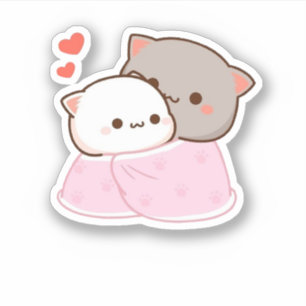 Cute Mochi Peach Cat