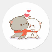 Cute Mochi Peach Cat