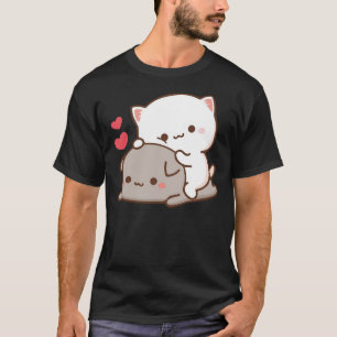 Cute Mochi Peach Cat T-shirt