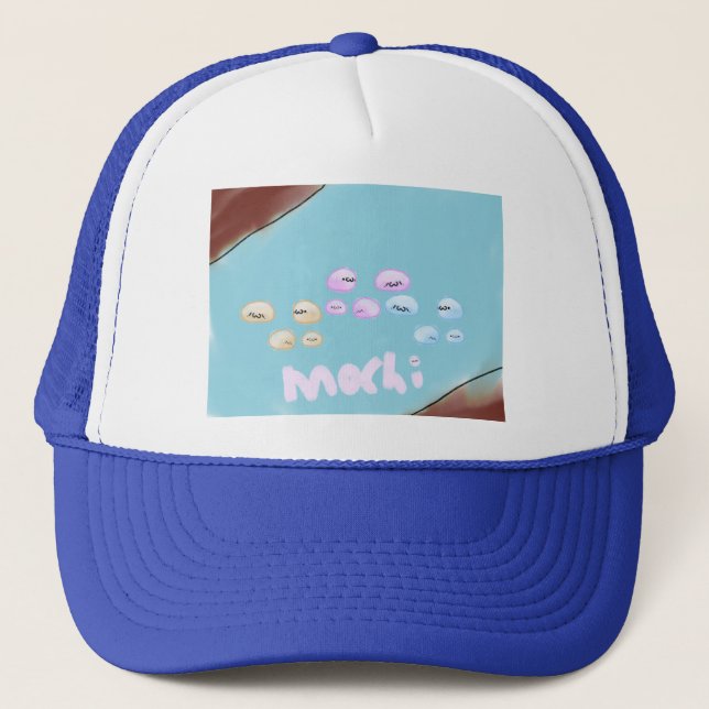 Cute Mochi Trucker Hat (Front)