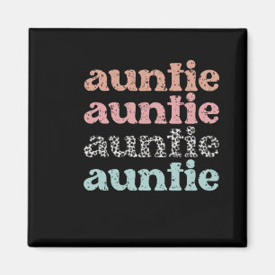 Cute Modern Auntie Magnet