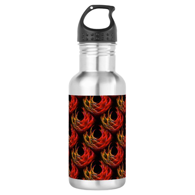 Cute Modern Boho Elegant Abstract Art Pattern #503 532 Ml Water Bottle (Front)