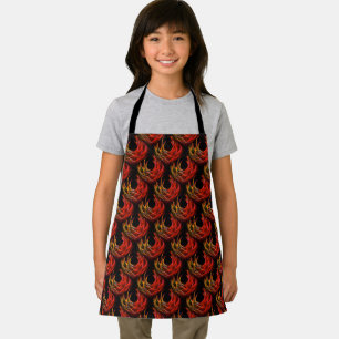 Cute Modern Boho Elegant Abstract Art Pattern #503 Apron