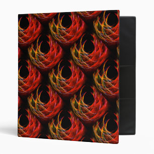 Cute Modern Boho Elegant Abstract Art Pattern #503 Binder