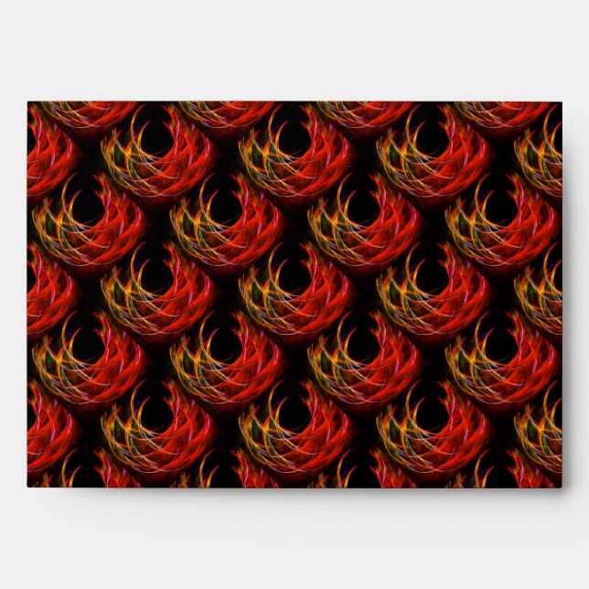 Cute Modern Boho Elegant Abstract Art Pattern #503 Envelope (Front)