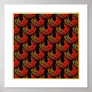 Cute Modern Boho Elegant Abstract Art Pattern #503 Foil Prints