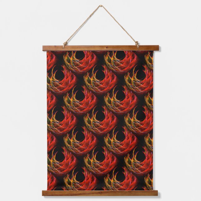 Cute Modern Boho Elegant Abstract Art Pattern #503 Hanging Tapestry (Front)