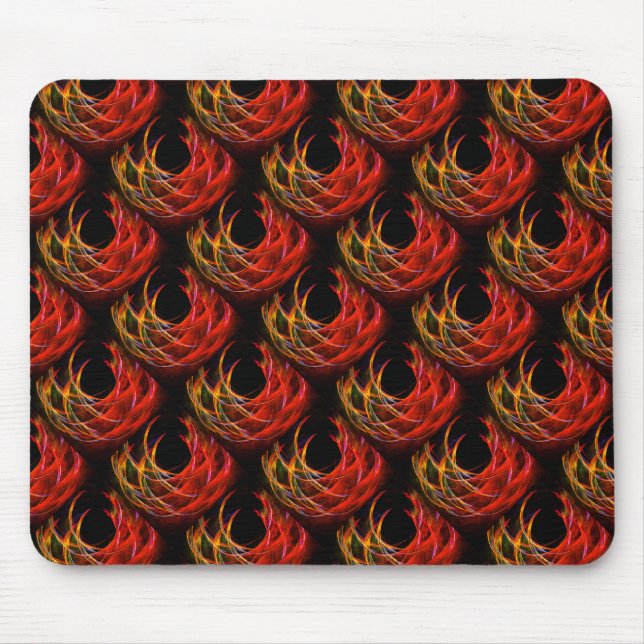 Cute Modern Boho Elegant Abstract Art Pattern #503 Mouse Pad (Front)