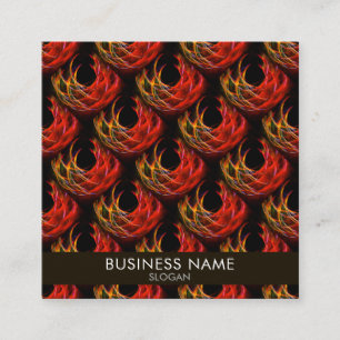 Cute Modern Boho Elegant Abstract Art Pattern #503 Square Business Card