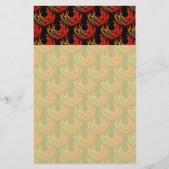Cute Modern Boho Elegant Abstract Art Pattern #503 Stationery (Front)