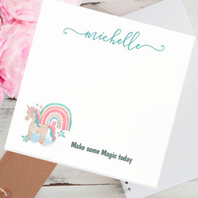 Cute Modern Chic Script Name   Post-it Notes (Creator Uploaded)