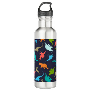 Cute Modern Colourful Fun Dinosaur Kids Pattern 710 Ml Water Bottle