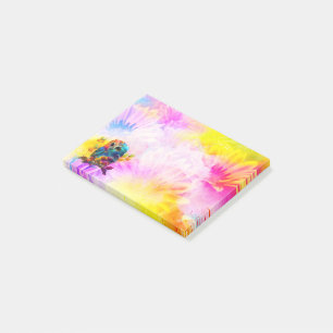 Cute Modern Colourful Owl With Pastel Background Post-it Notes