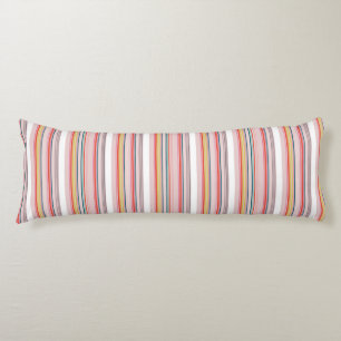 Cute modern colourful stripes body pillow