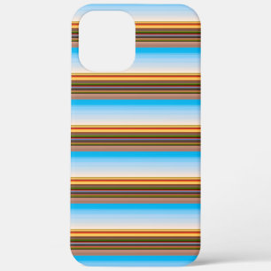 Cute modern colourful stripes iPhone 12 pro max case