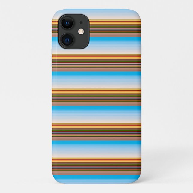 Cute modern colourful stripes  Case-Mate iPhone case (Back)