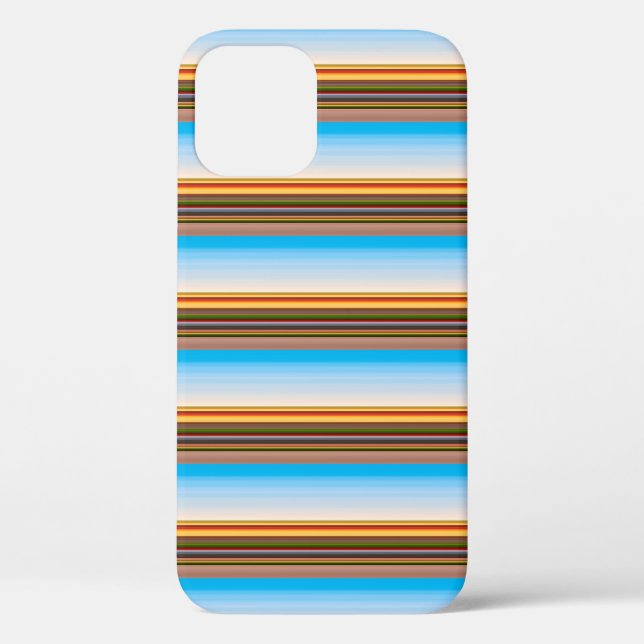 Cute modern colourful stripes  Case-Mate iPhone case (Back)