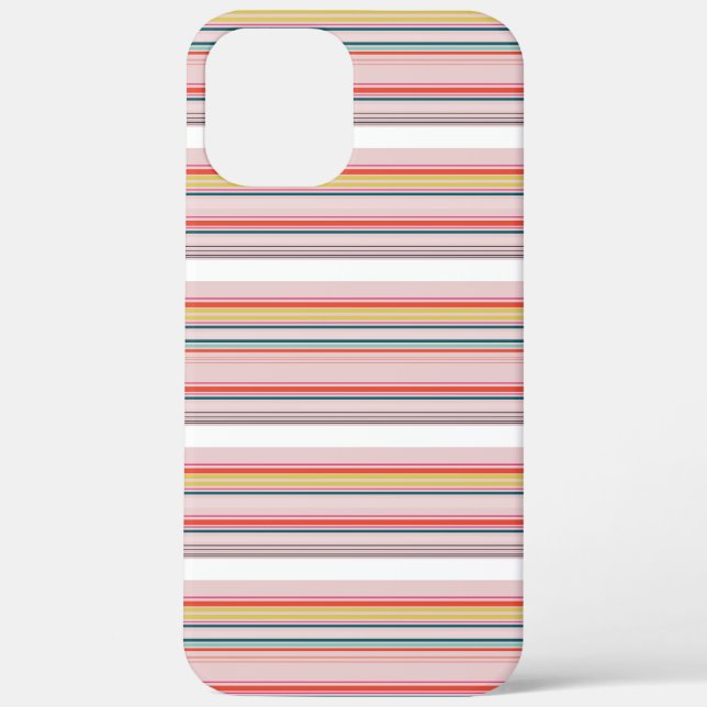 Cute modern colourful stripes Case-Mate iPhone case (Back)